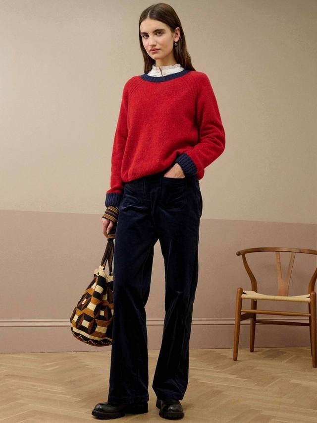 Джемпер из чистой шерсти с цветными блоками Brora, Ruby/Navy
Джемпер из чистой шерсти с цветными блоками Brora, Ruby/Navy