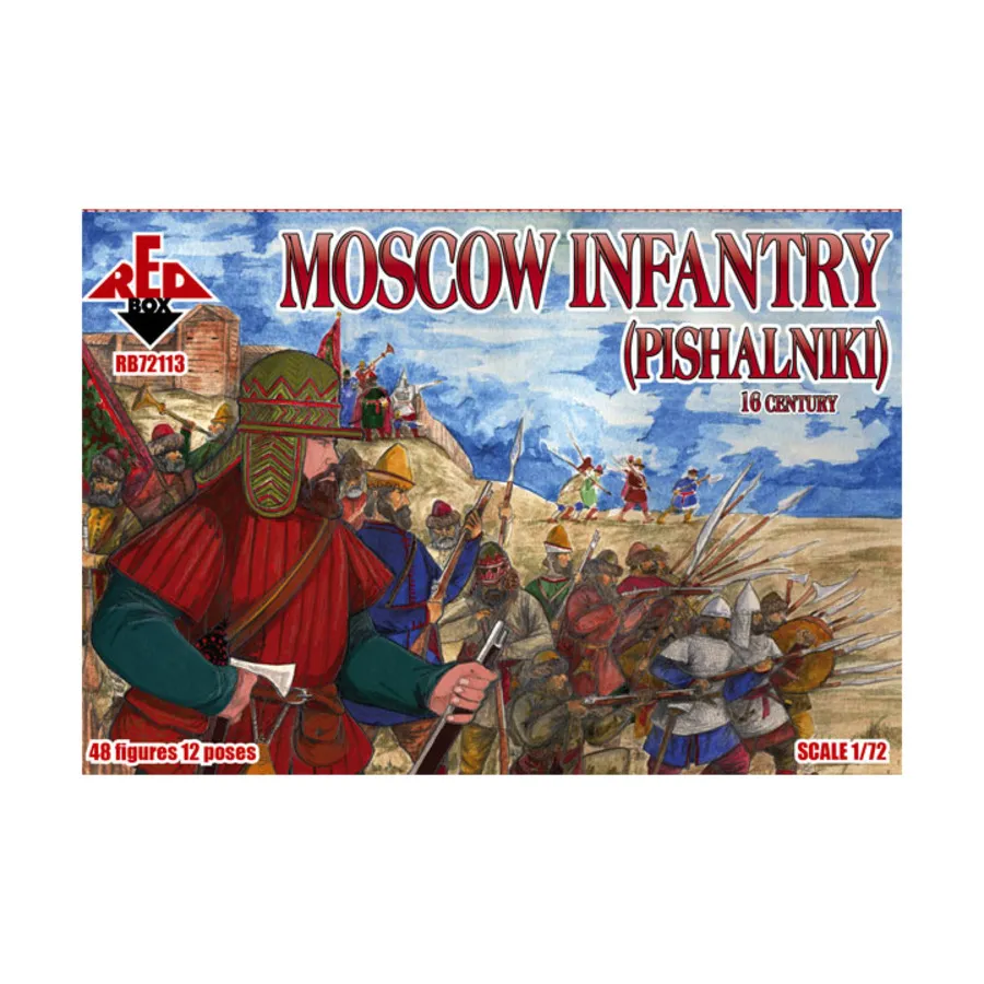 Московская пехота (Пишальники), 16th Century Miniatures (1:72)
Московская пехота (Пишальники), 16th Century Miniatures (1:72)