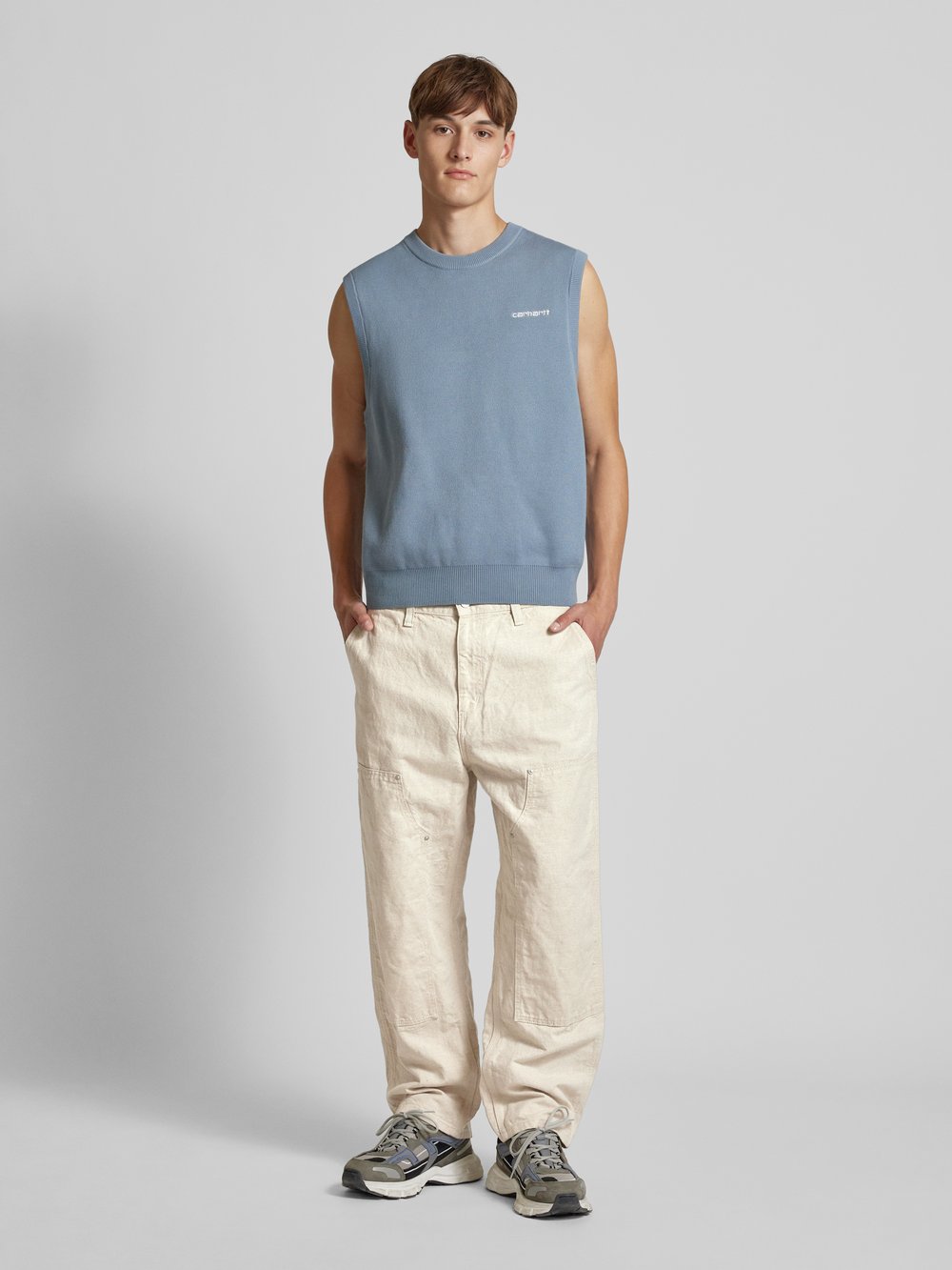 Брюки прямого кроя с укрепленной областью колена, модель «WALTER» Carhartt Work In Progress, бежевый
Брюки прямого кроя с укрепленной областью колена, модель «WALTER» Carhartt Work In Progress, бежевый