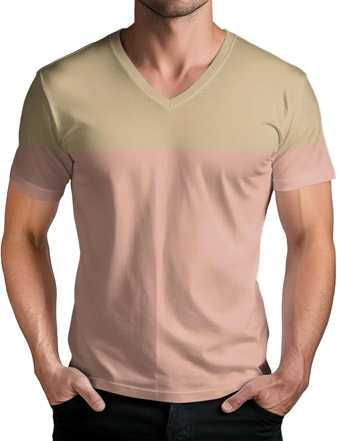 Футболка мужская RTRDE с цветными блоками, короткий рукав, V-образный вырез
Футболка мужская RTRDE с цветными блоками, короткий рукав, V-образный вырез