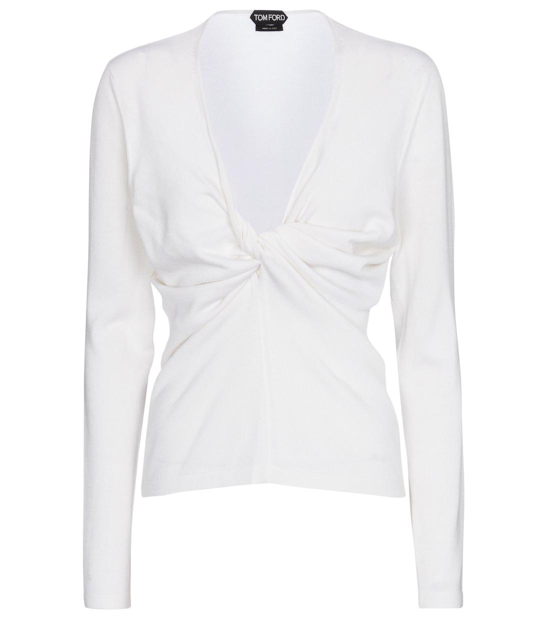 Свитер из кашемира и шелка Tom Ford, Chalk
Свитер из кашемира и шелка Tom Ford, Chalk