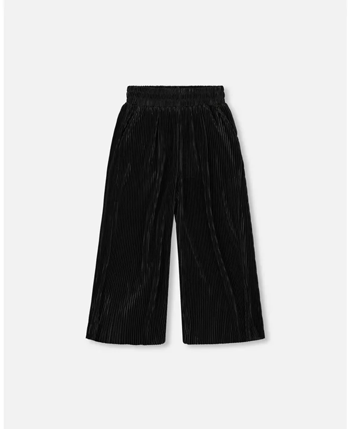 Широкие брюки со складками для девочек, чёрные – для малышей|ребёнка Deux par Deux, черный
Широкие брюки со складками для девочек, чёрные – для малышей|ребёнка Deux par Deux, черный