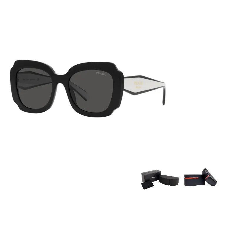 PRADA Солнцезащитные очки с пластиковой оправой неправильной формы женские черные, Black
PRADA Солнцезащитные очки с пластиковой оправой неправильной формы женские черные, Black