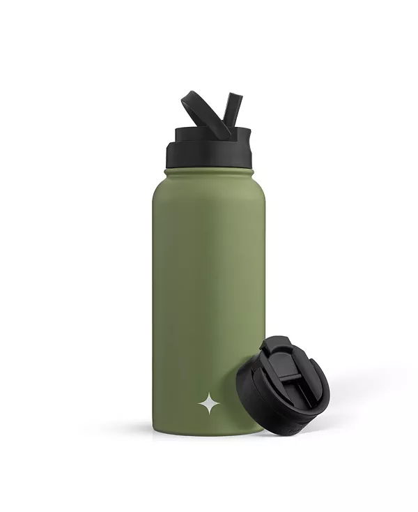 Бутылка для воды с откидной крышкой, спортивная крышка с трубочкой, 32 унции Joyjolt, green
Бутылка для воды с откидной крышкой, спортивная крышка с трубочкой, 32 унции Joyjolt, green