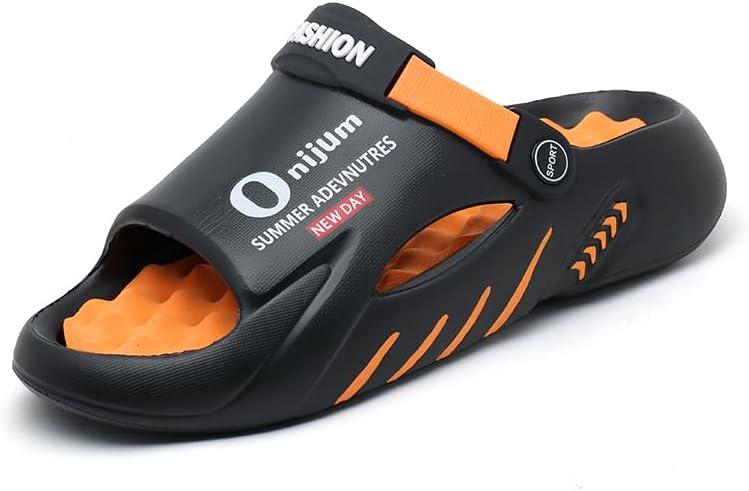 Мужские домашние тапочки WARKTMY с мягкой подошвой, легкие, для душа, с акупрессурным эффектом и открытым носком, для ходьбы дома и на улице, черный
Мужские домашние тапочки WARKTMY с мягкой подошвой, легкие, для душа, с акупрессурным эффектом и открытым носком, для ходьбы дома и на улице, черный