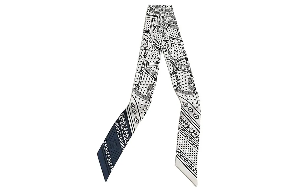 Шелковый платок унисекс белый HERMES
Шелковый платок унисекс белый HERMES