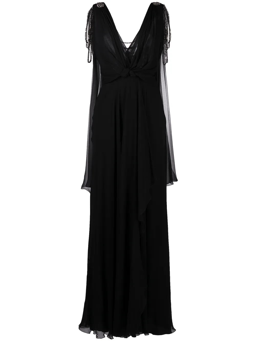 Вечернее платье с кристаллами Alberta Ferretti, черный
Вечернее платье с кристаллами Alberta Ferretti, черный