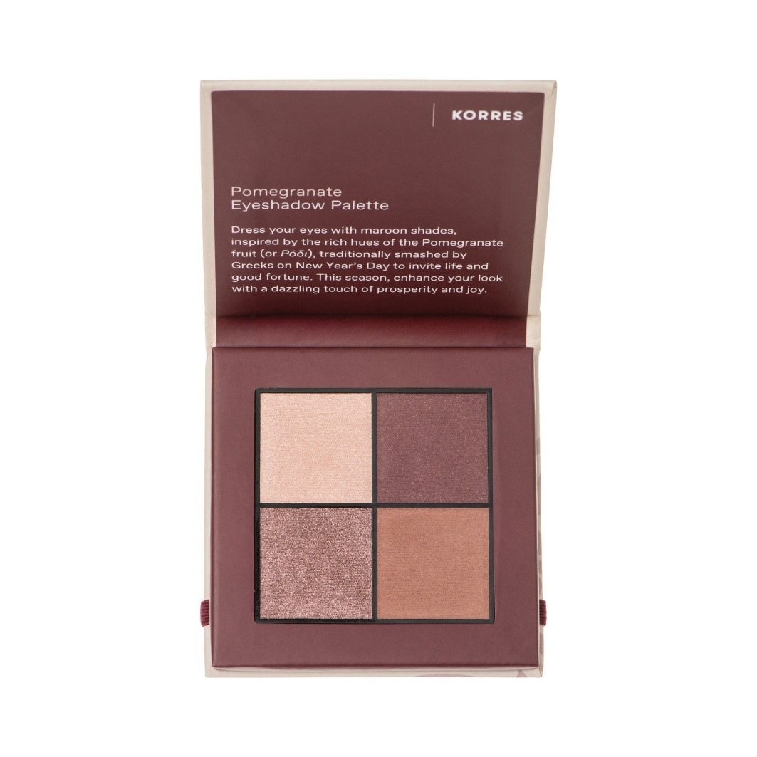 Тени для век eyeshadow palette Korres, pomegranate, вес 5 гр.
Тени для век eyeshadow palette Korres, pomegranate, вес 5 гр.