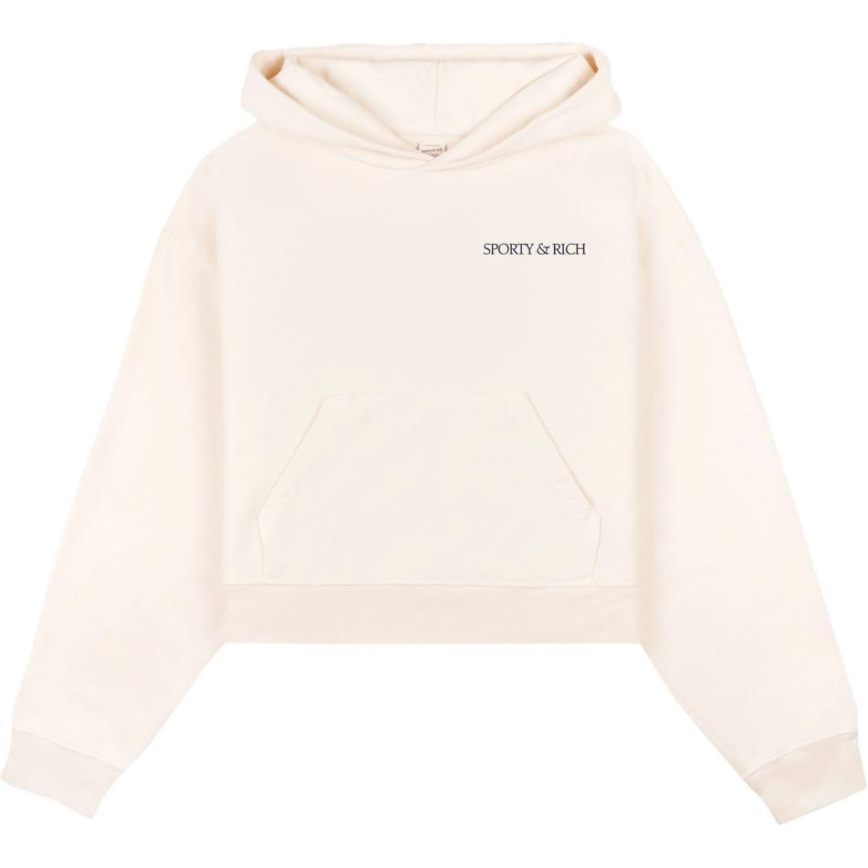 H&W Club укороченный хлопковый худи SPORTY & RICH, Ecru
H&W Club укороченный хлопковый худи SPORTY & RICH, Ecru