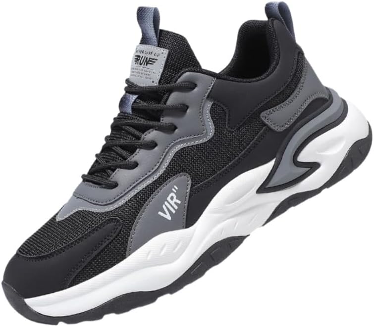 Мужские модные спортивные кроссовки - сетчатый материал для вентиляции, противоскользящие и износостойкие, легкие и удобные, подходят для бега, активного отдыха на свежем воздухе и повседневного использования Fmshi, черный
Мужские модные спортивные кроссовки - сетчатый материал для вентиляции, противоскользящие и износостойкие, легкие и удобные, подходят для бега, активного отдыха на свежем воздухе и повседневного использования Fmshi, черный