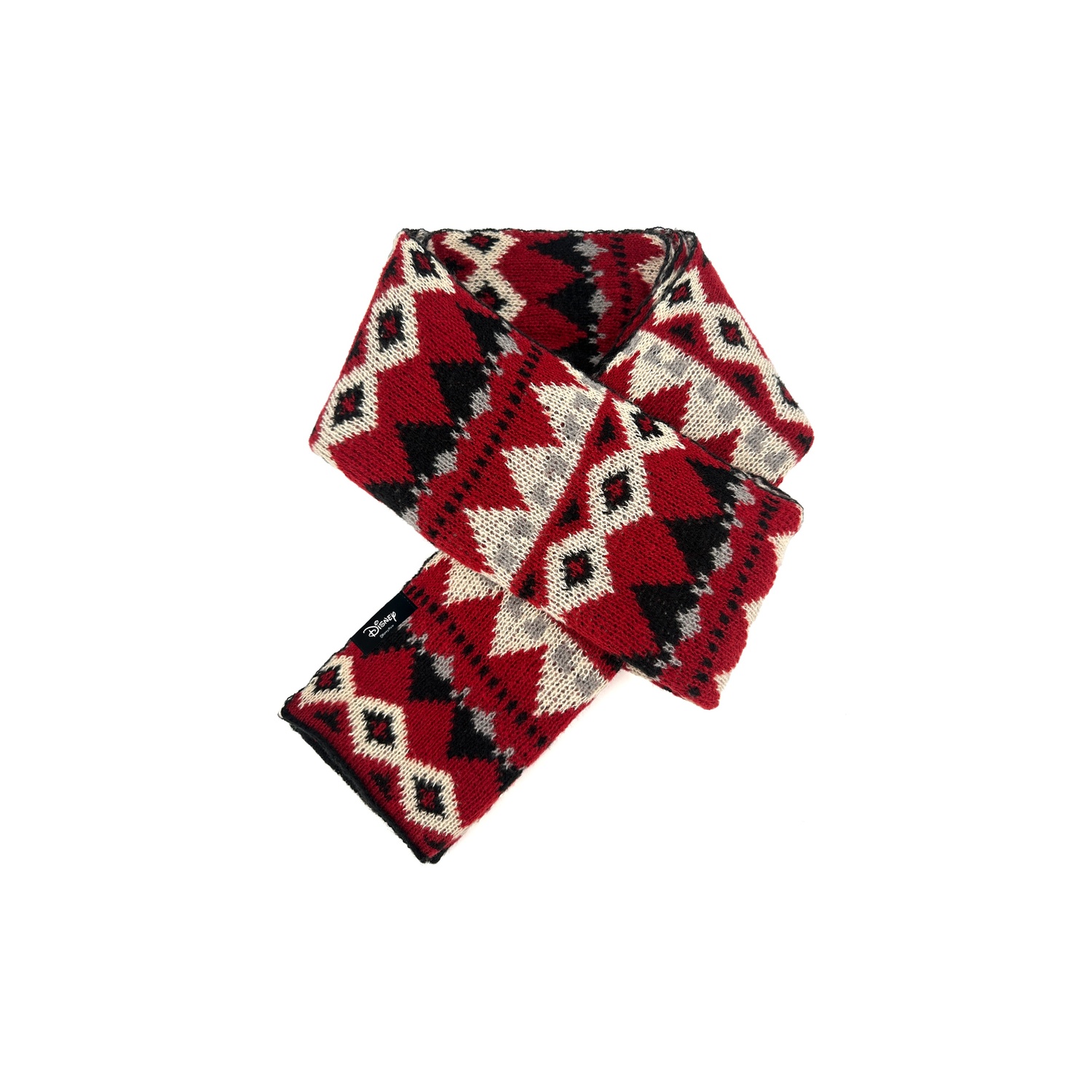 Disney Полиэстеровый вязаный шарф унисекс, Black Red
Disney Полиэстеровый вязаный шарф унисекс, Black Red