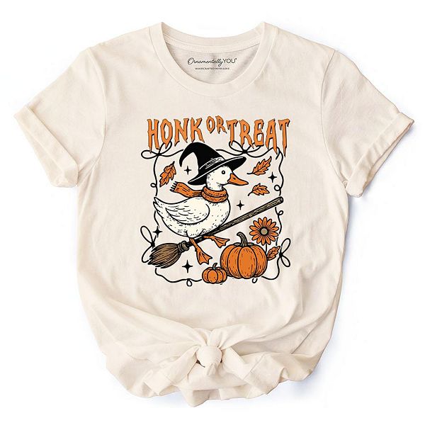 Футболка Honk or treat с гусем, забавная хэллоуинская майка для любителей птиц Ornamentallyyou, Beige
Футболка Honk or treat с гусем, забавная хэллоуинская майка для любителей птиц Ornamentallyyou, Beige