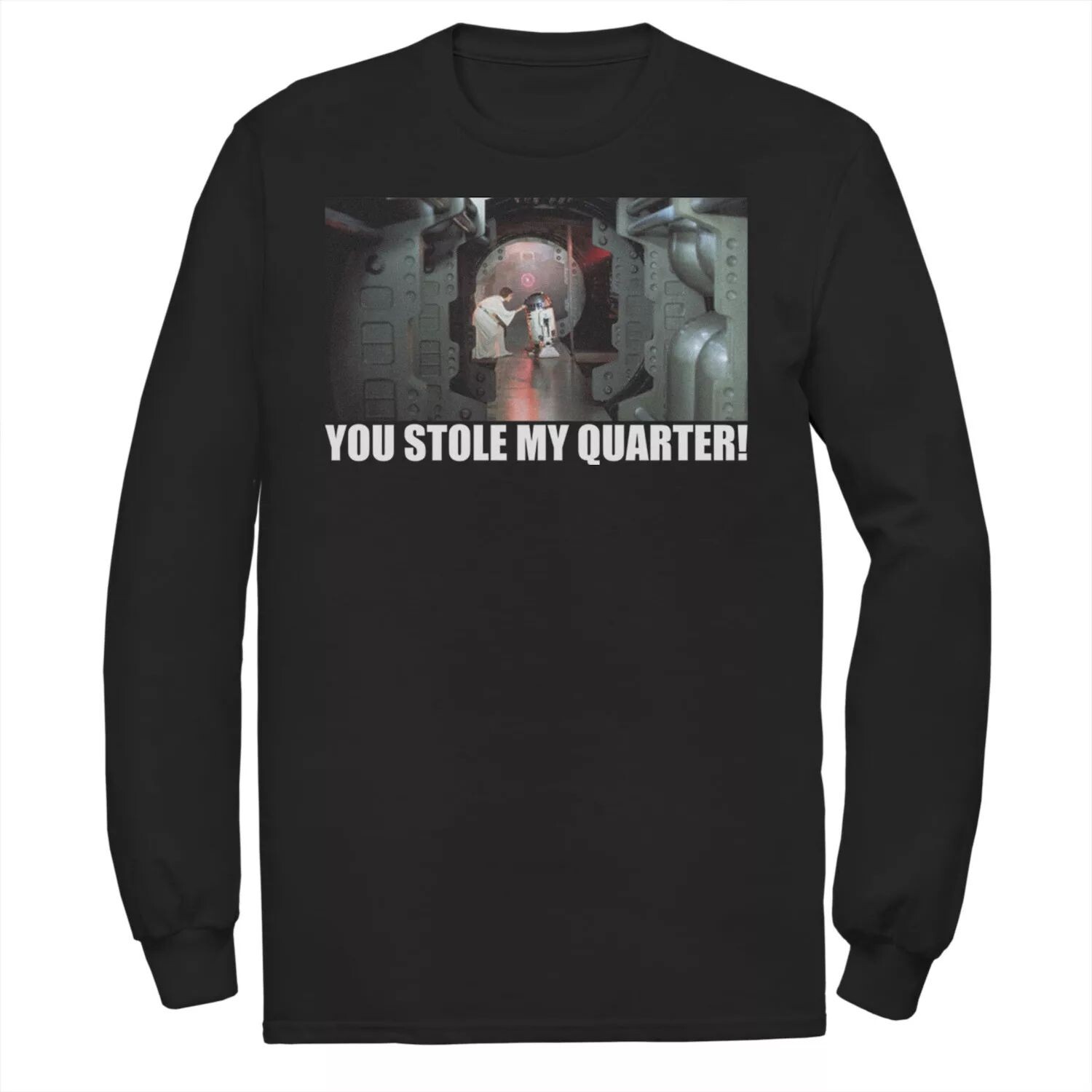 Мужская футболка «Звездные войны: принцесса Лея и R2-D2: ты украла мою четверть» Licensed Character
Мужская футболка «Звездные войны: принцесса Лея и R2-D2: ты украла мою четверть» Licensed Character