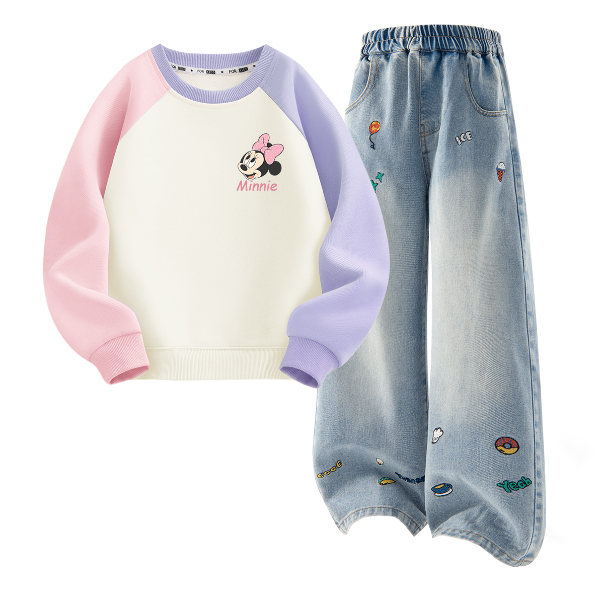 Детский спортивный комплект Casual Sportswear 2 Piece Set Disney, di xin jie ni k розовый фиолетовый+solid color denim синий
Детский спортивный комплект Casual Sportswear 2 Piece Set Disney, di xin jie ni k розовый фиолетовый+solid color denim синий