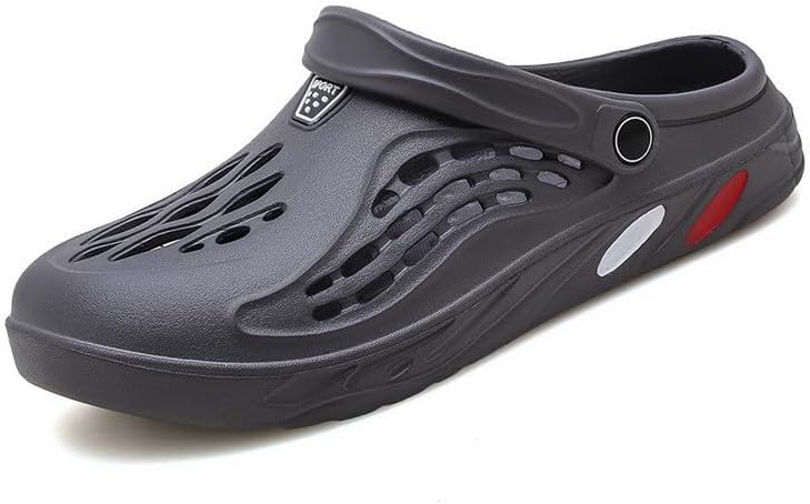 Мужские сабо слипоны для сада, легкие нескользящие сандалии, тапочки, дышащие водонепроницаемые удобные прогулочные обувь Dhovor, серый
Мужские сабо слипоны для сада, легкие нескользящие сандалии, тапочки, дышащие водонепроницаемые удобные прогулочные обувь Dhovor, серый