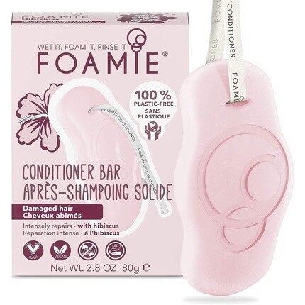 Кондиционер-батончик «Гибискус» с маслом какао для поврежденных волос — без пластика, без мыла, веганский — идеально подходит для путешествий, Foamie
Кондиционер-батончик «Гибискус» с маслом какао для поврежденных волос — без пластика, без мыла, веганский — идеально подходит для путешествий, Foamie