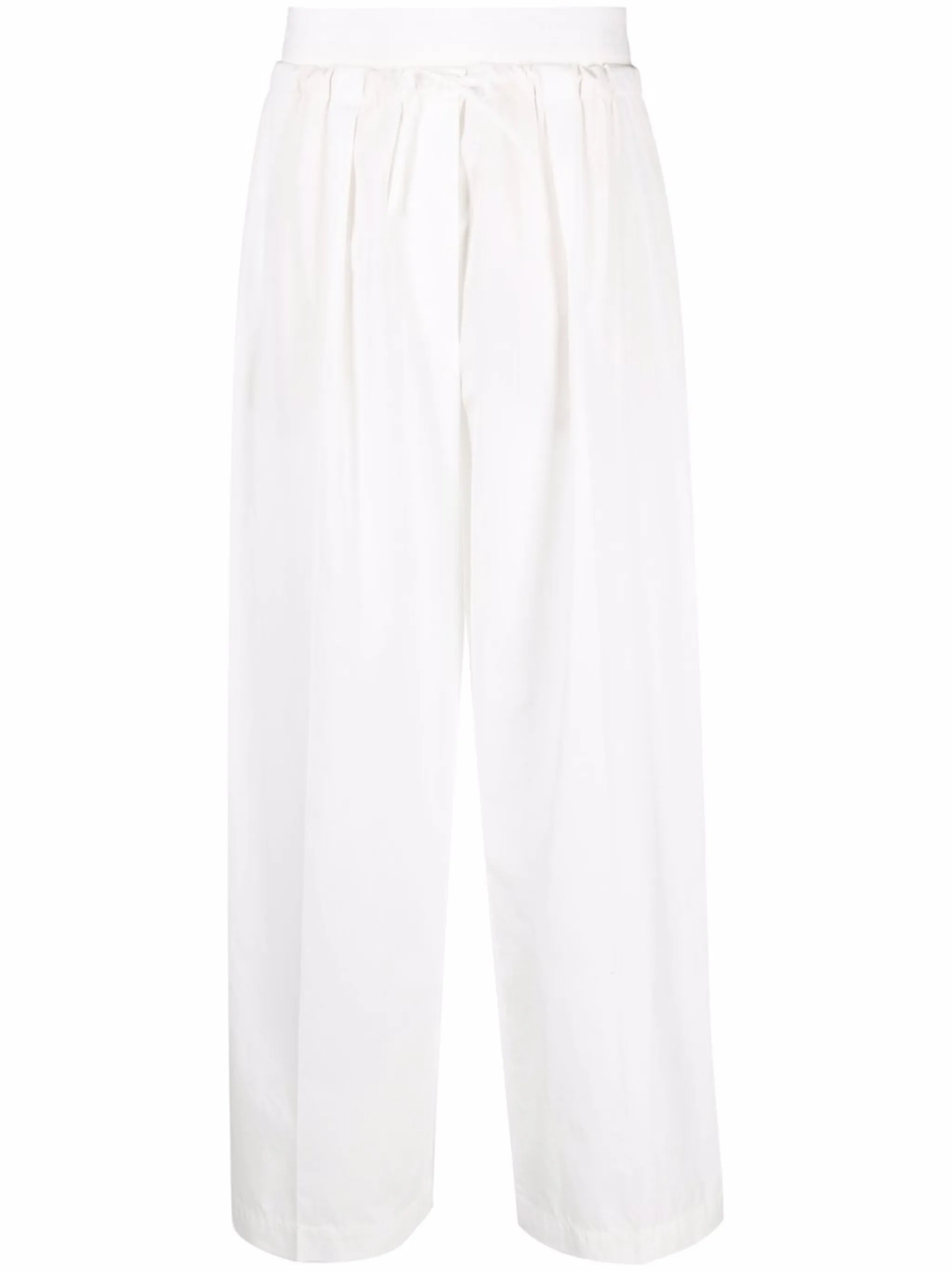 Брюки широкого кроя Brunello Cucinelli, белый
Брюки широкого кроя Brunello Cucinelli, белый