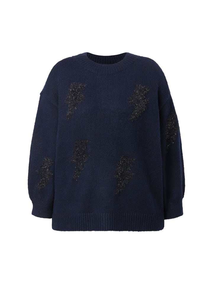 Свитер темно-синего цвета Studio Untold
Свитер темно-синего цвета Studio Untold