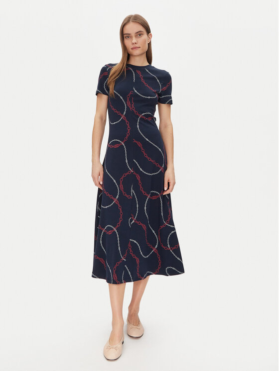 Платье на каждый день обычный крой Modern F&F Midi Dress WW0WW44547 Tommy Hilfiger, синий
Платье на каждый день обычный крой Modern F&F Midi Dress WW0WW44547 Tommy Hilfiger, синий