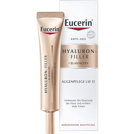 Eucerin Hyaluron Filler + Elasticity Eye Contour Anti Age SPF15 15мл
Eucerin Hyaluron Filler + Elasticity Eye Contour Anti Age SPF15 15мл