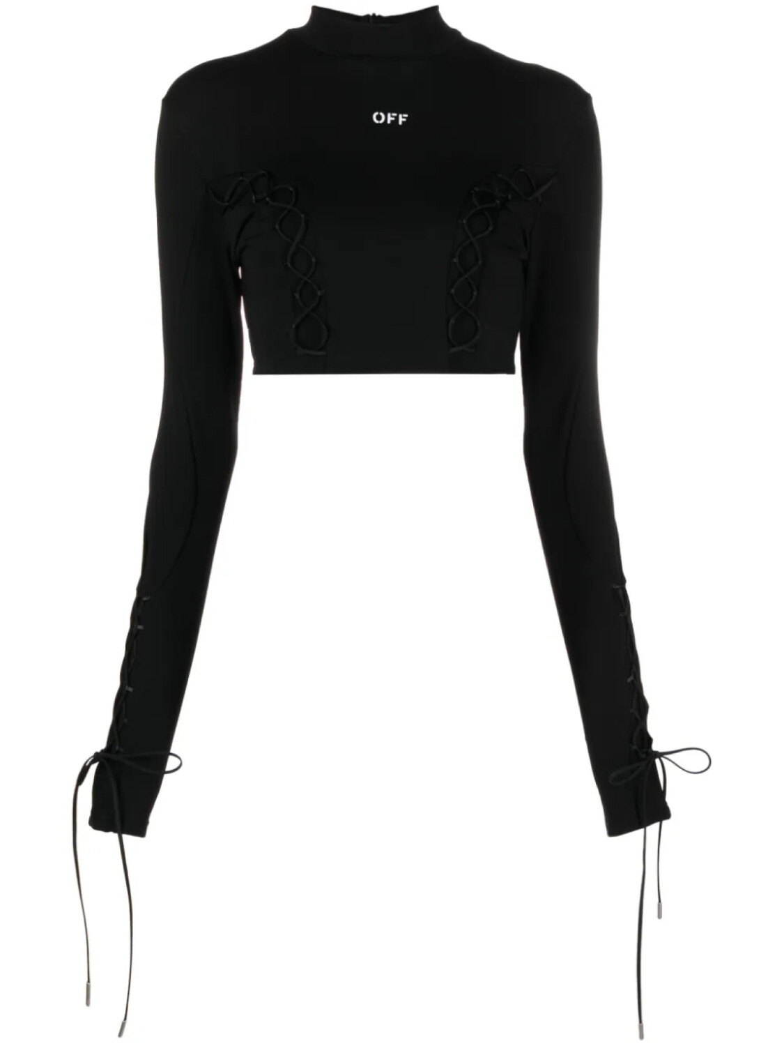 Off-White укороченный топ со шнуровкой и логотипом, черный
Off-White укороченный топ со шнуровкой и логотипом, черный