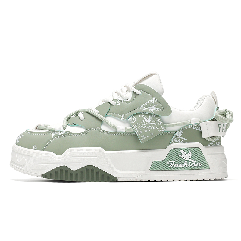 M.M Party Водонепроницаемые ударопрочные износостойкие низкие скейтборд кроссовки мужские бело-зеленые, цвет White Green
M.M Party Водонепроницаемые ударопрочные износостойкие низкие скейтборд кроссовки мужские бело-зеленые, цвет White Green