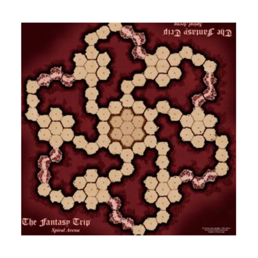 Игровой коврик Spiral Arena Style B — красный, Fantasy Trip (Steve Jackson Games)
Игровой коврик Spiral Arena Style B — красный, Fantasy Trip (Steve Jackson Games)