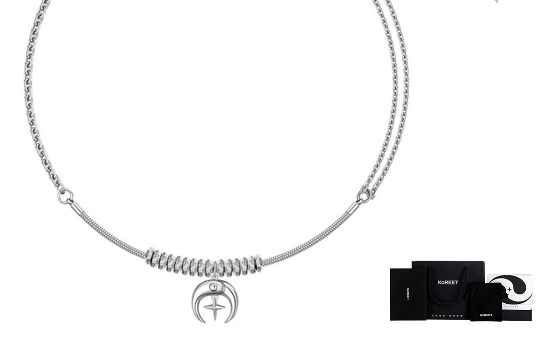 Медный воротник-цепочка унисекс KOREET, белый
Медный воротник-цепочка унисекс KOREET, белый