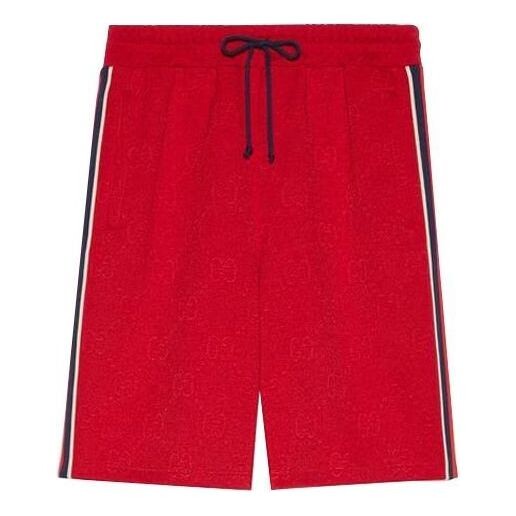 Шорты gg knitted shorts 'red' Gucci, красный 
Шорты gg knitted shorts 'red' Gucci, красный