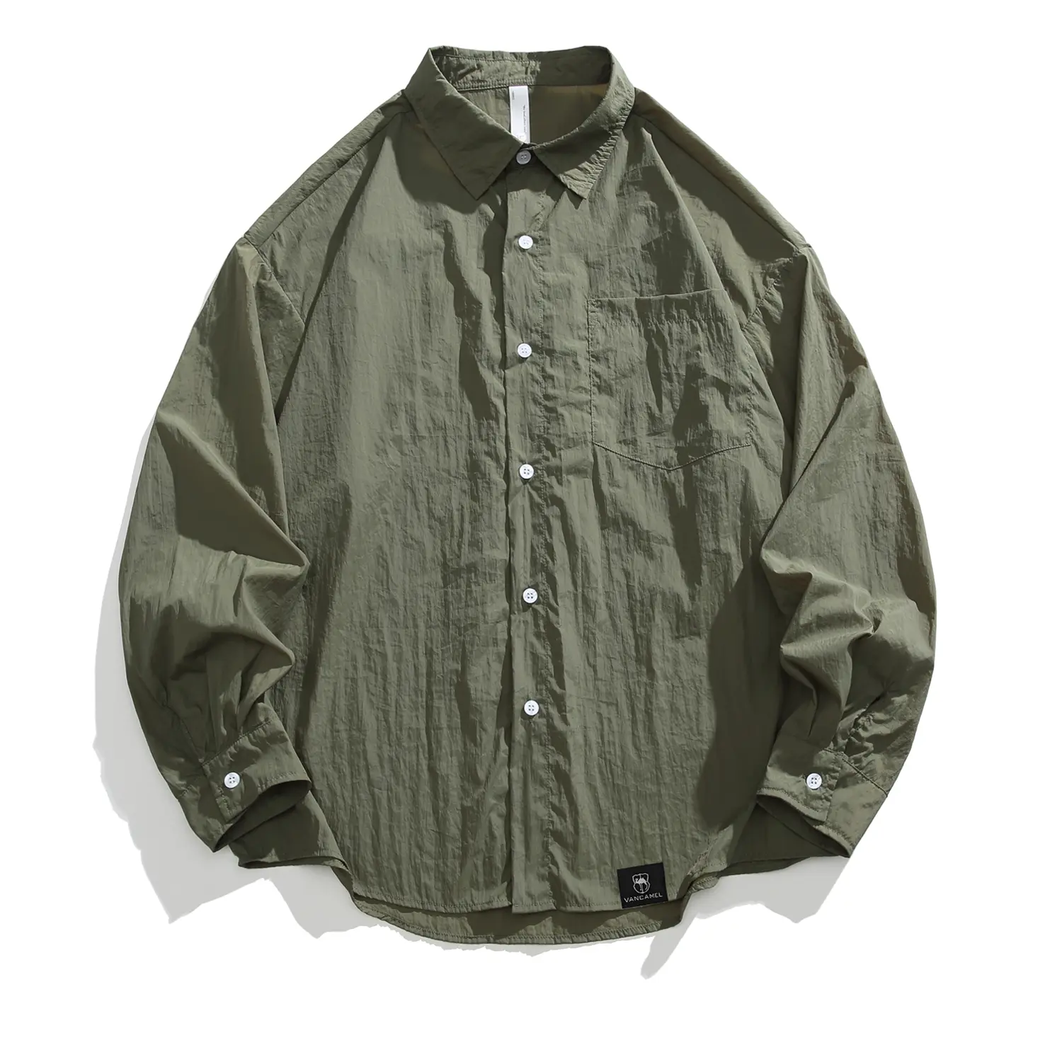 Рубашка Unisex Lapel Thin VanCamel, camping зеленый
Рубашка Unisex Lapel Thin VanCamel, camping зеленый