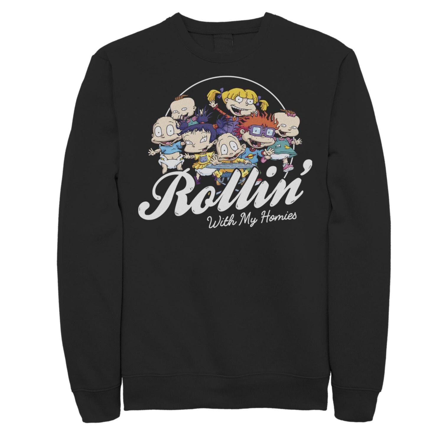 Мужская группа Rugrats Group Rollin' With My Homies, флис Licensed Character 
Мужская группа Rugrats Group Rollin' With My Homies, флис Licensed Character