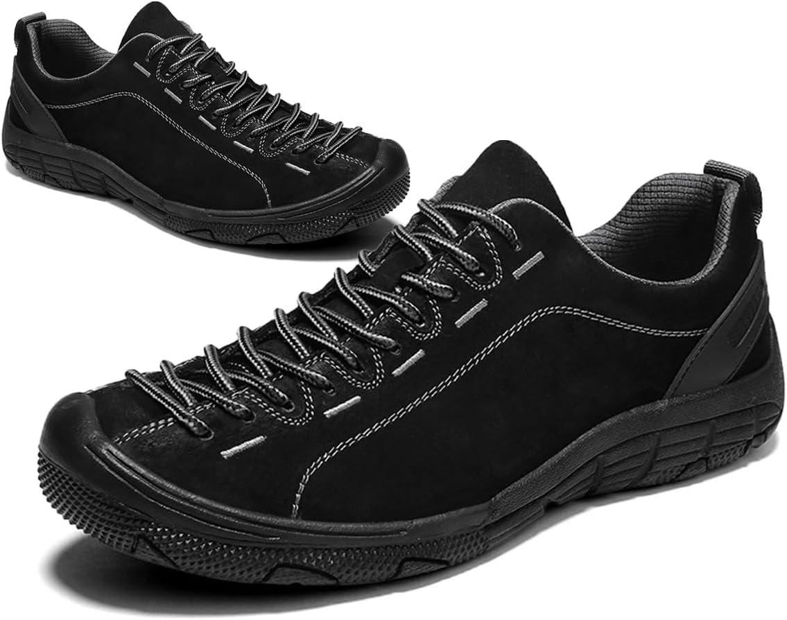 Мужские замшевые кроссовки с шнуровкой, низкие, для походов, повседневные, удобные, противоскользящие, легкие, модные, для прогулок и кемпинга Aivyfaja, черный
Мужские замшевые кроссовки с шнуровкой, низкие, для походов, повседневные, удобные, противоскользящие, легкие, модные, для прогулок и кемпинга Aivyfaja, черный