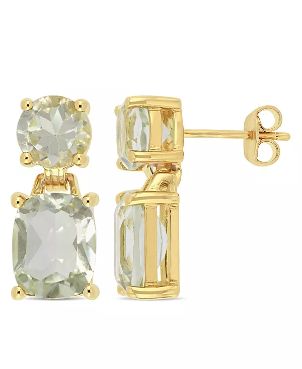 Серьги-Подвески с гранатом (10 карат) из золота и серебра 925 пробы Macy'S, prasiolite
Серьги-Подвески с гранатом (10 карат) из золота и серебра 925 пробы Macy'S, prasiolite