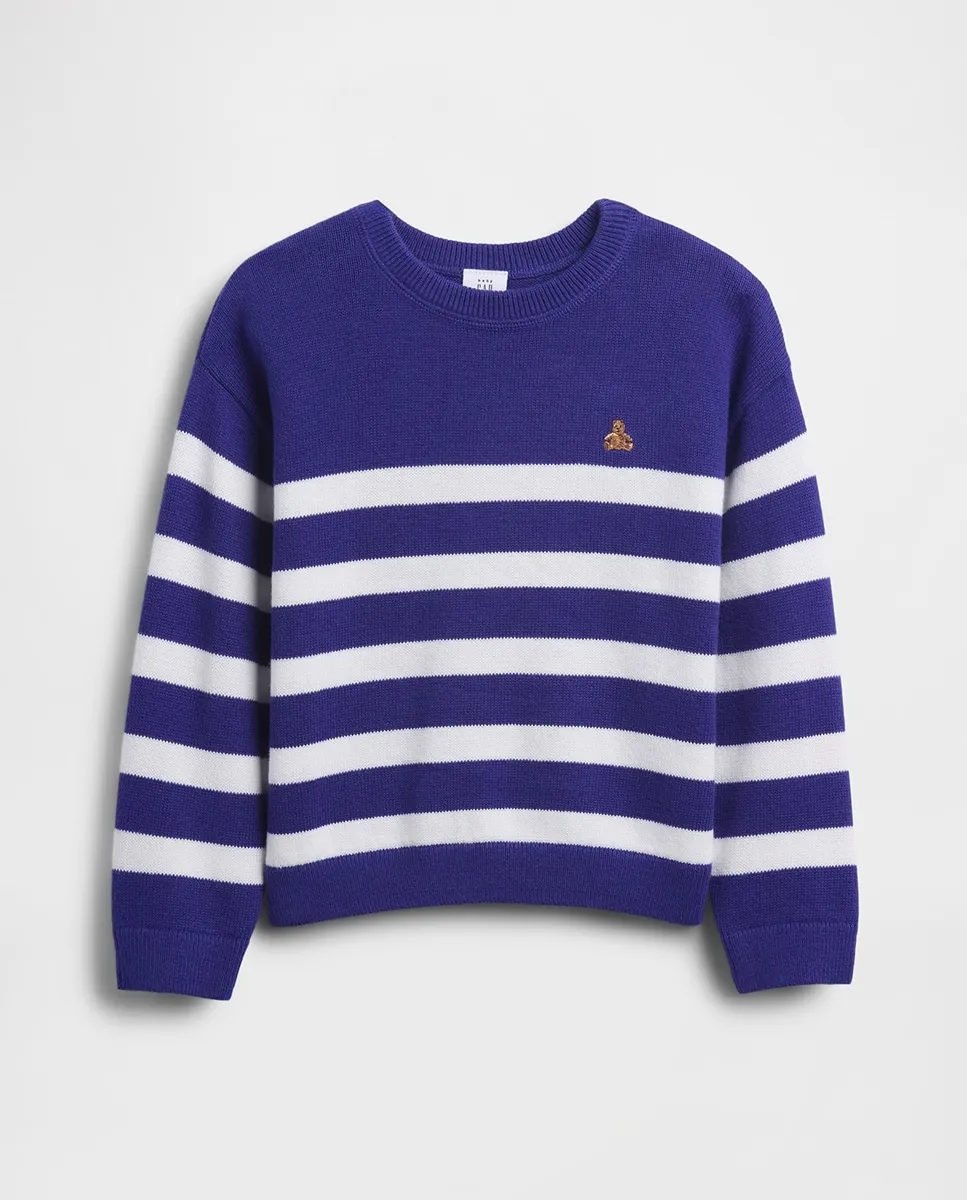 Детский свитер с круглым вырезом Gap, синий
Детский свитер с круглым вырезом Gap, синий