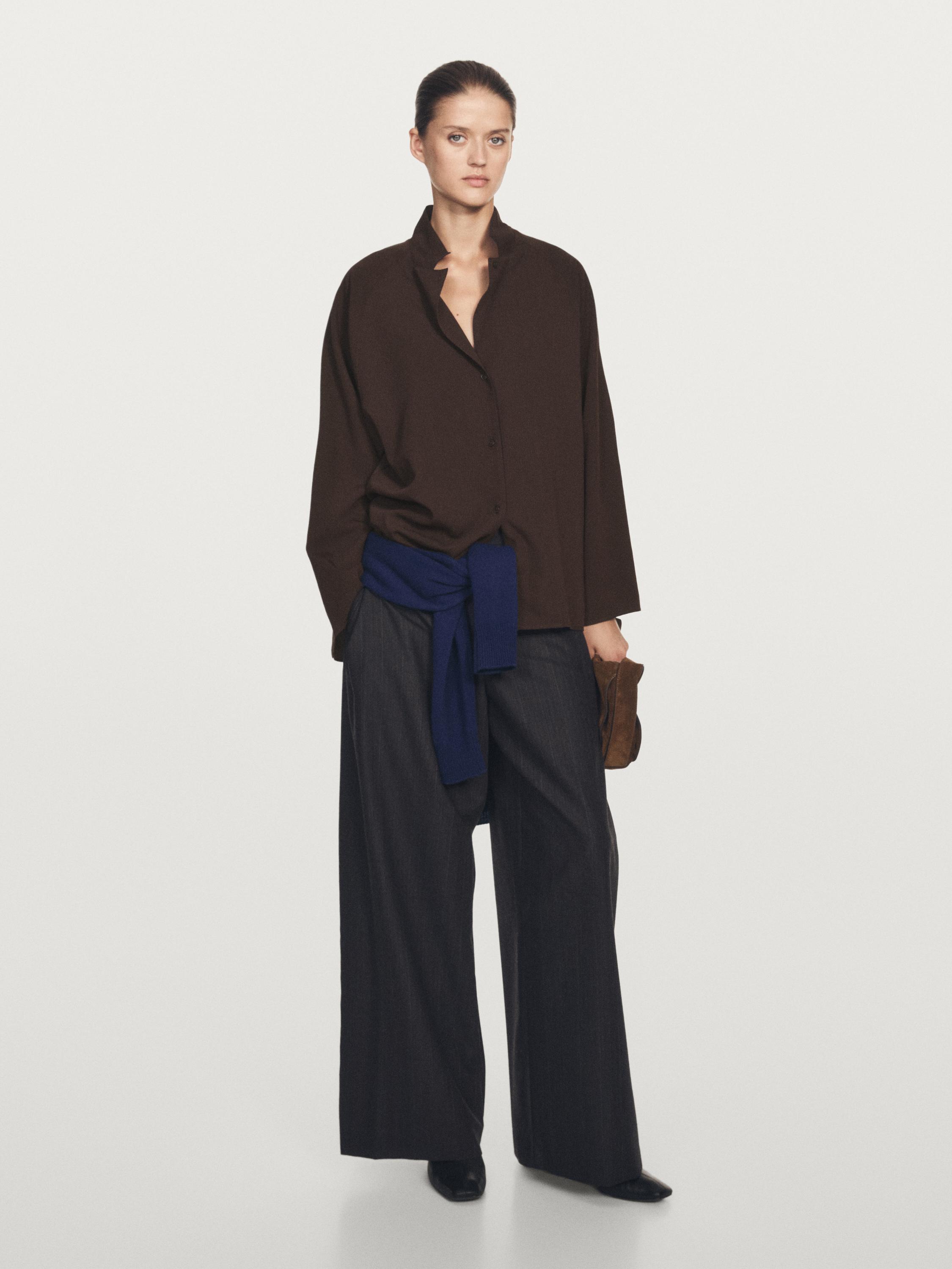 Текстурированная рубашка с рукавами реглан Massimo Dutti, коричневый
Текстурированная рубашка с рукавами реглан Massimo Dutti, коричневый