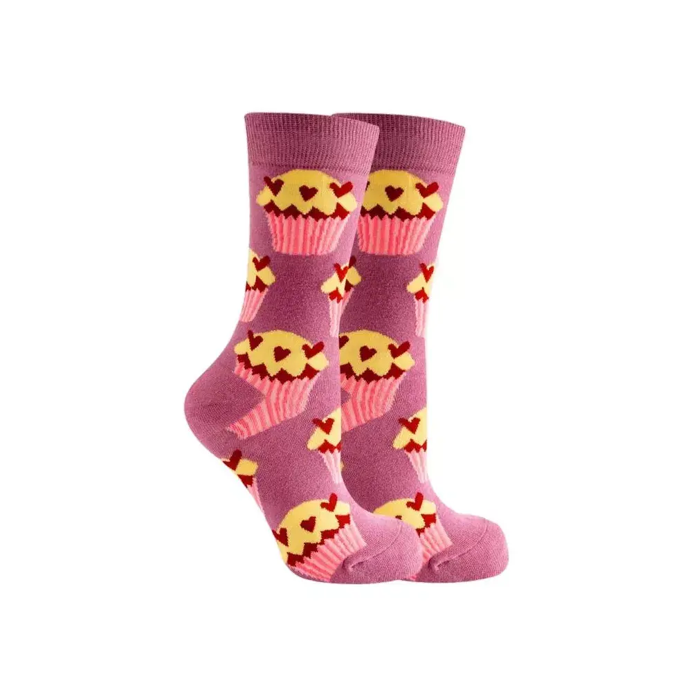 Носки с узорами «Кексы с любовью» от Sock Panda (женские размеры, взрослые, средние)
Носки с узорами «Кексы с любовью» от Sock Panda (женские размеры, взрослые, средние)