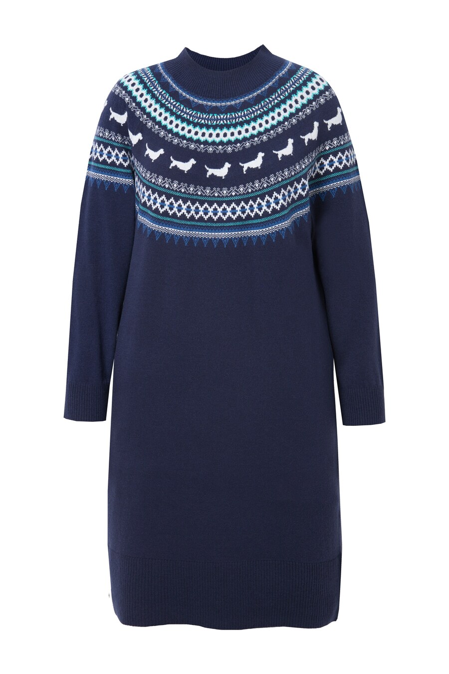 Вязаное платье Ulla Popken, marine blue/Royal blue/Cyan blue
Вязаное платье Ulla Popken, marine blue/Royal blue/Cyan blue