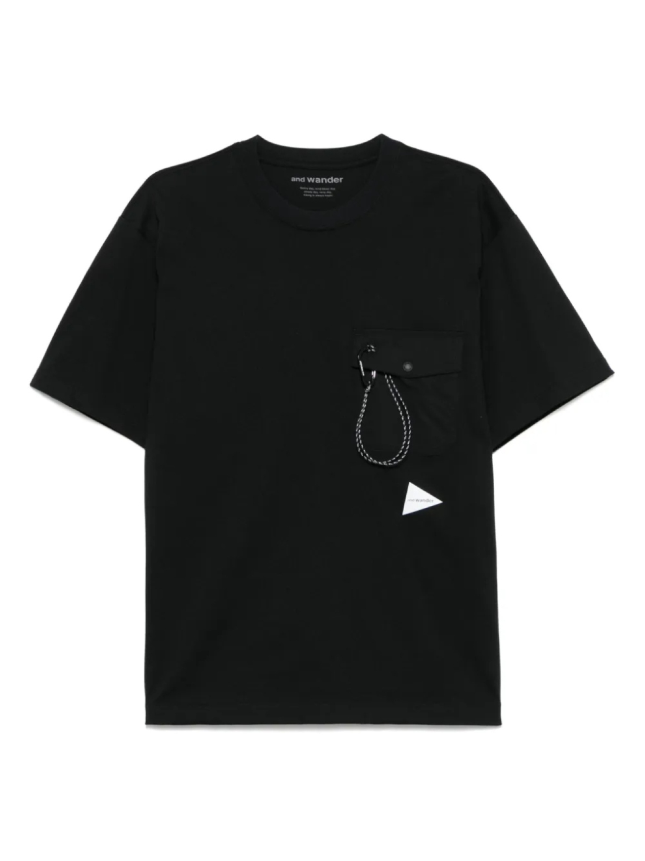 And Wander футболка с логотипом, черный
And Wander футболка с логотипом, черный