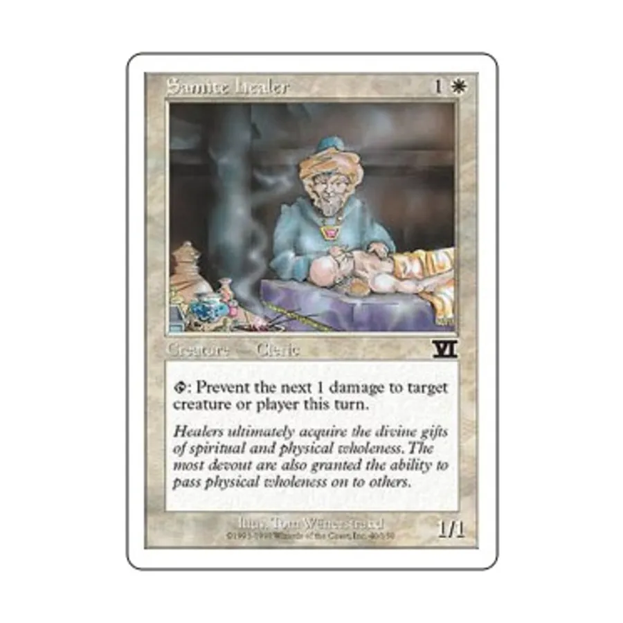 CCG Самитский целитель (клавиша C), MTG - 6th Edition (Classic)
CCG Самитский целитель (клавиша C), MTG - 6th Edition (Classic)