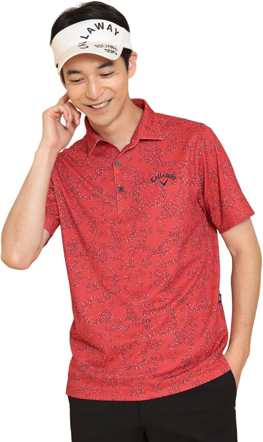 Мужская поло-рубашка Callaway C24234106 с коротким рукавом (в горошек, впитывающая влагу, быстросохнущая), для гольфа, красный
Мужская поло-рубашка Callaway C24234106 с коротким рукавом (в горошек, впитывающая влагу, быстросохнущая), для гольфа, красный