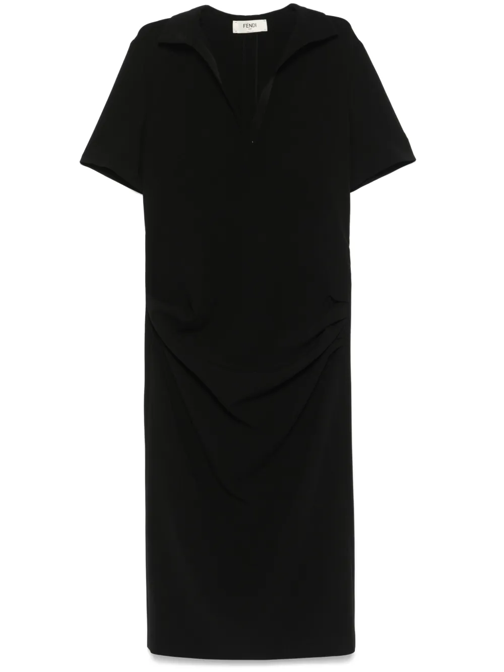 Платье миди из ткани кади FENDI, черный
Платье миди из ткани кади FENDI, черный