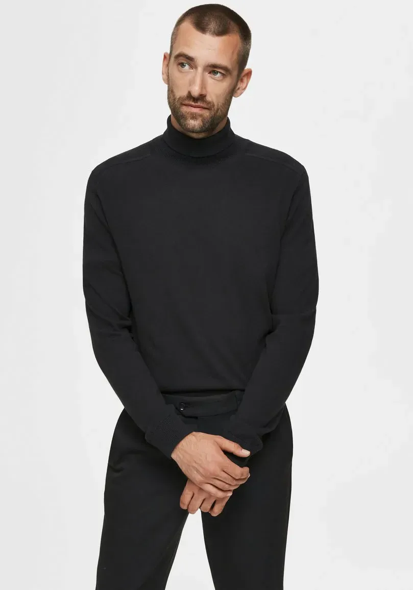 Вязаный свитер SELECTED HOMME "SLHBERG ROLL NECK NOOS", черный
Вязаный свитер SELECTED HOMME "SLHBERG ROLL NECK NOOS", черный