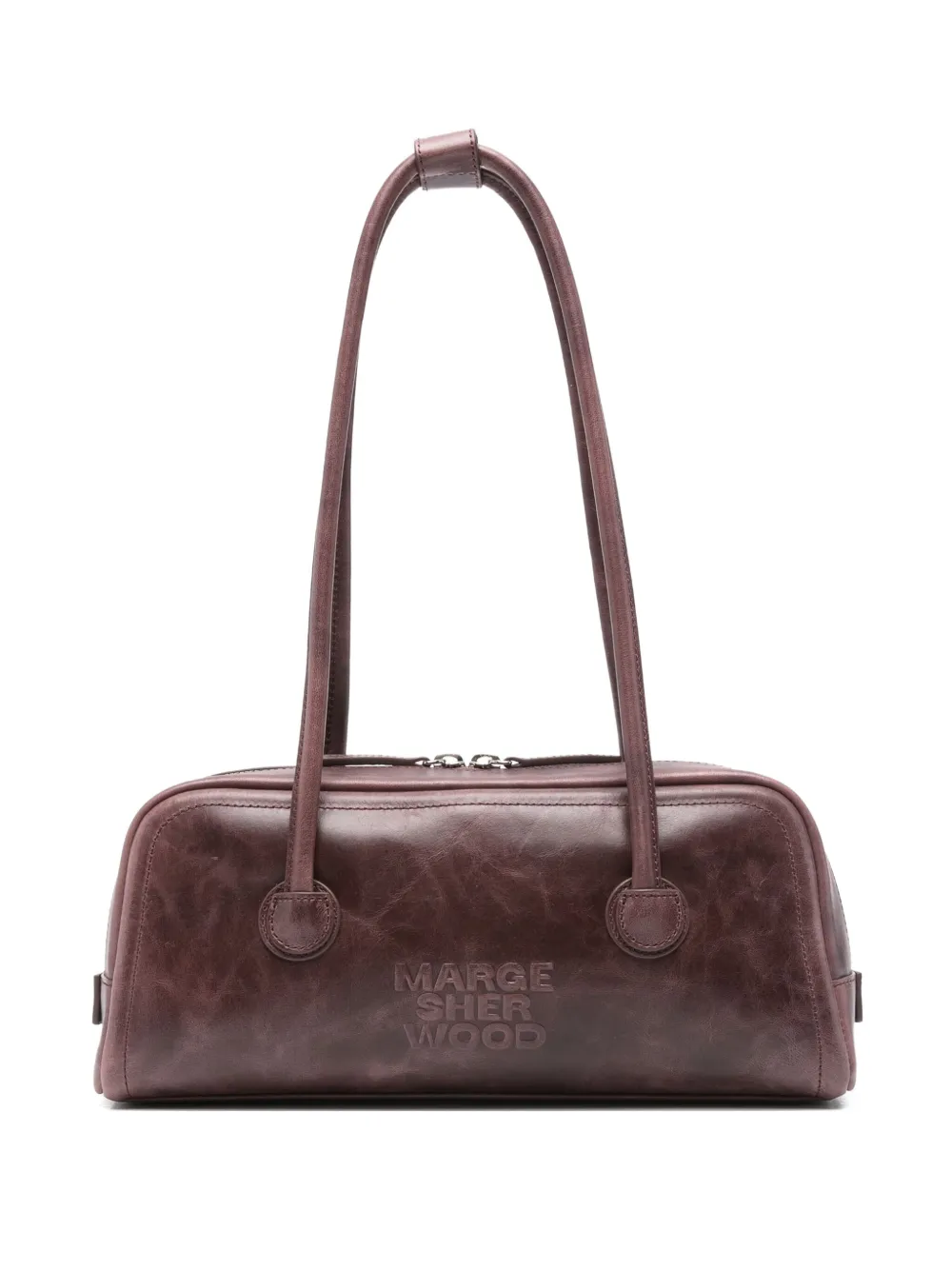 Кожаная сумка через плечо с тисненым логотипом Marge Sherwood, красный
Кожаная сумка через плечо с тисненым логотипом Marge Sherwood, красный