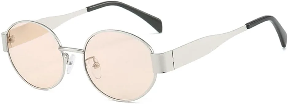 Овальные солнцезащитные очки для женщин в металлической оправе с защитой от УФ-излучения UV400, для мужчин – градиентные солнцезащитные очки LANGSER, Silver Champagne
Овальные солнцезащитные очки для женщин в металлической оправе с защитой от УФ-излучения UV400, для мужчин – градиентные солнцезащитные очки LANGSER, Silver Champagne