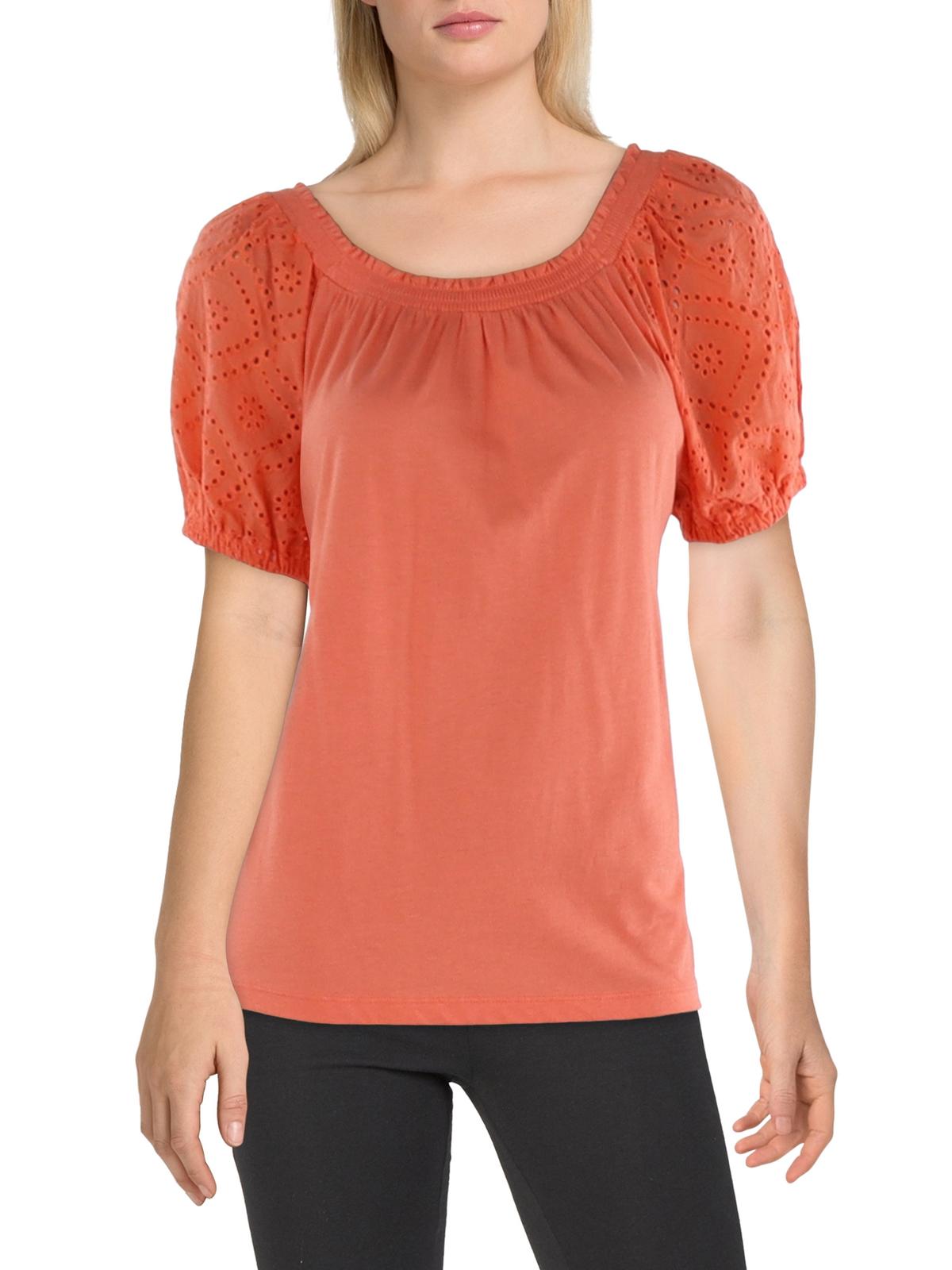 Женская вышитая топ с буфами Jones New York, коралловый
Женская вышитая топ с буфами Jones New York, коралловый