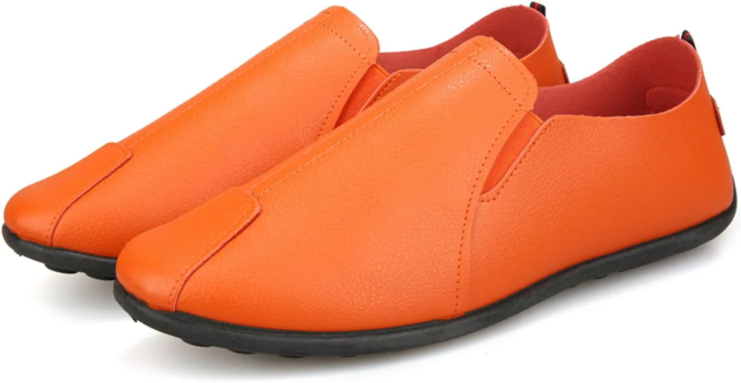 Мужские слипоны-лоферы, повседневная обувь, повседневные пенни-лоферы для вождения, удобные кожаные лоферы с прострочкой, слипоны-ботинки для мужчин Generic, оранжевый
Мужские слипоны-лоферы, повседневная обувь, повседневные пенни-лоферы для вождения, удобные кожаные лоферы с прострочкой, слипоны-ботинки для мужчин Generic, оранжевый