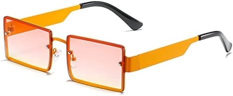 Солнцезащитные очки прямоугольной формы без оправы 2027 года для женщин и мужчин, градиентные солнцезащитные очки, женские очки с защитой от УФ-излучения UV400 MTZJH, Orange Pink Yellow
Солнцезащитные очки прямоугольной формы без оправы 2027 года для женщин и мужчин, градиентные солнцезащитные очки, женские очки с защитой от УФ-излучения UV400 MTZJH, Orange Pink Yellow