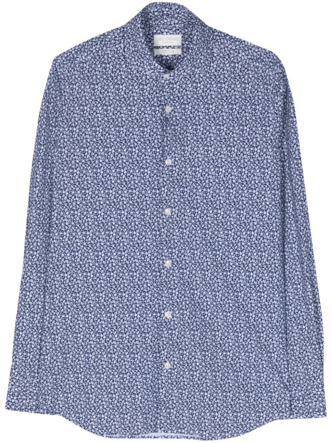 Рубашка с цветочным принтом Dell'oglio, синий
Рубашка с цветочным принтом Dell'oglio, синий