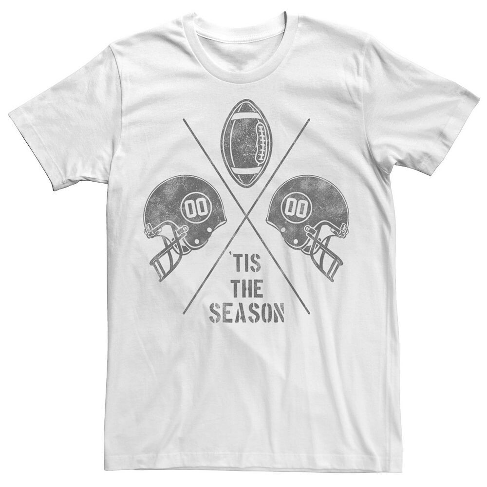 Мужская футболка Tis The Season с потертостями Football Icons Licensed Character, белый
Мужская футболка Tis The Season с потертостями Football Icons Licensed Character, белый