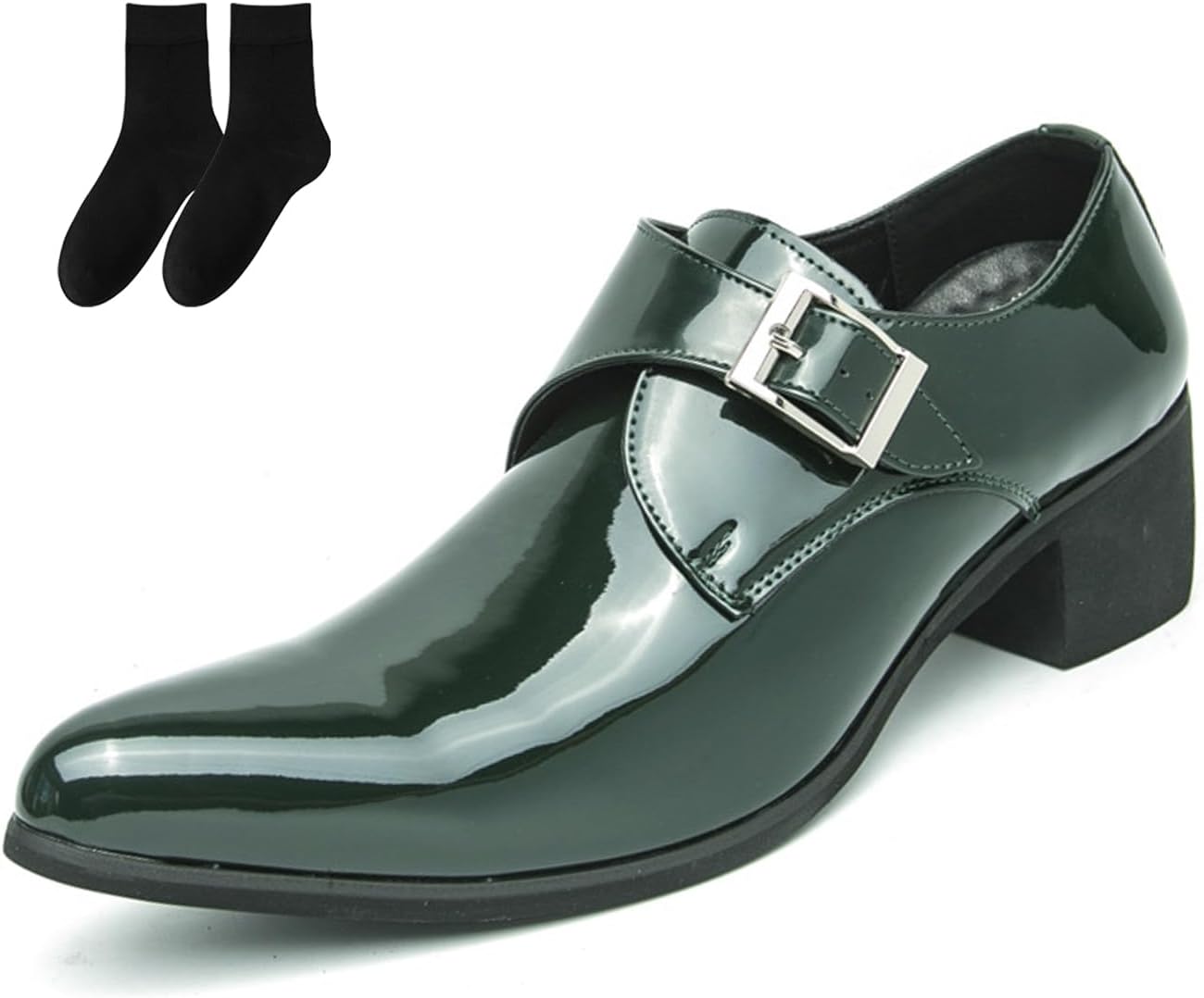 Мужские лаковые туфли на массивном каблуке с монк-ремешком, современный заостренный носок, смокинговые оксфорды на каблуке Generic, зеленый
Мужские лаковые туфли на массивном каблуке с монк-ремешком, современный заостренный носок, смокинговые оксфорды на каблуке Generic, зеленый